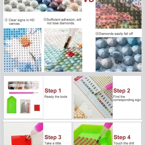 Diamond Art Kits 3 pack - Picture 4 of 4